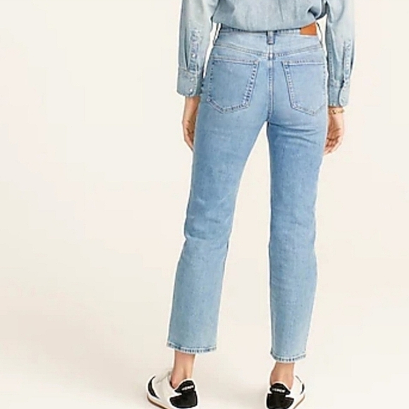 J.Crew High-Rise '90s Classic Straight Jeans Scuttle Wash Women's Size 31 BA656 - Picture 2 of 12